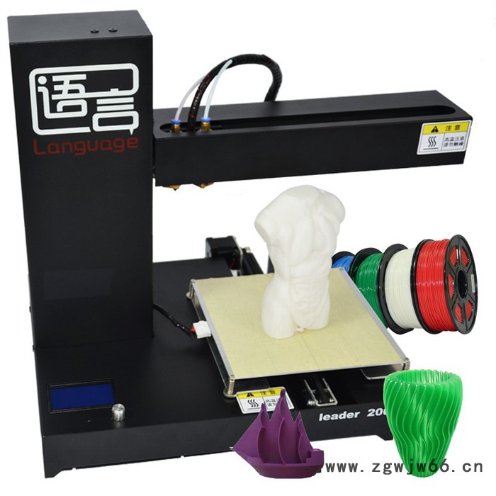 语言3Dleader200桌面三d打印机双喷头高精立体打印机模型3D打印机3d打印三维图2