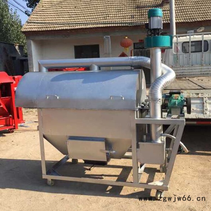 宏博 300斤花生滚筒炒锅 大型滚筒炒货机 商用大型炒货机图2