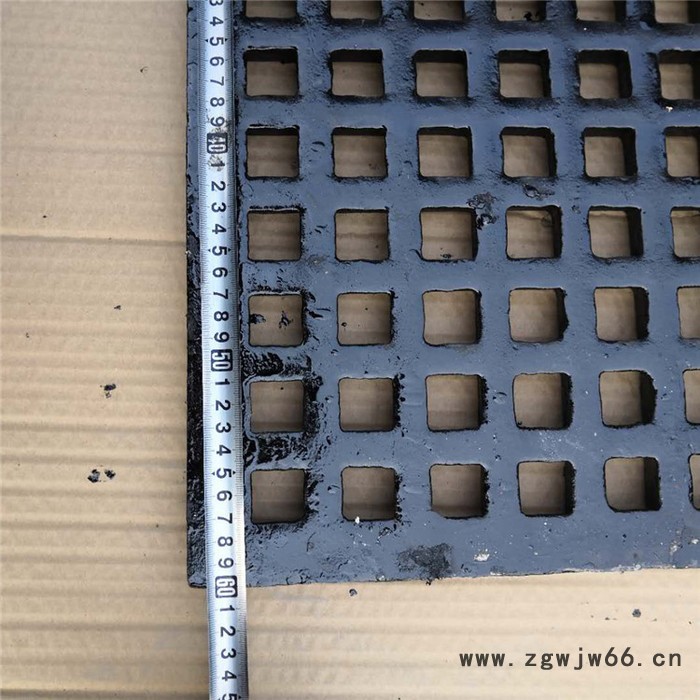 山东**雨水井盖球墨铸铁水沟盖板 车库用铸铁篦子 规格齐全可定制图5