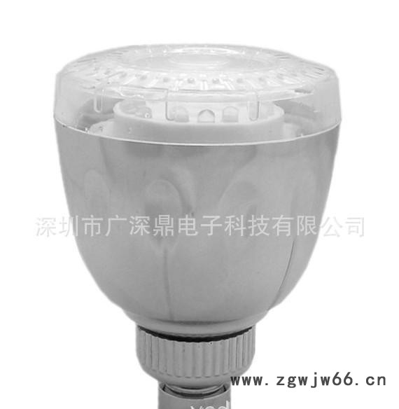 直销深鼎 led变色发光小顶喷 七彩渐变花洒喷头顶喷SDH1图2