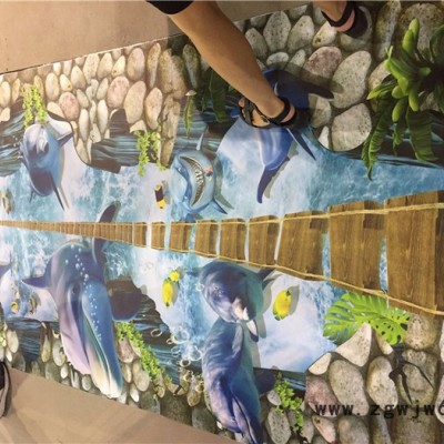 竹木纤维护墙板3D上色打印机 pvc集成扣板uv平板喷印机厂家 爱普生喷头