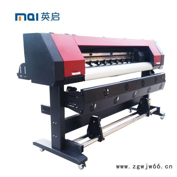 英启 数码相片打印机压电户内外写真机喷绘机爱普生十代喷头大机架升降墨栈 数码打印机图5