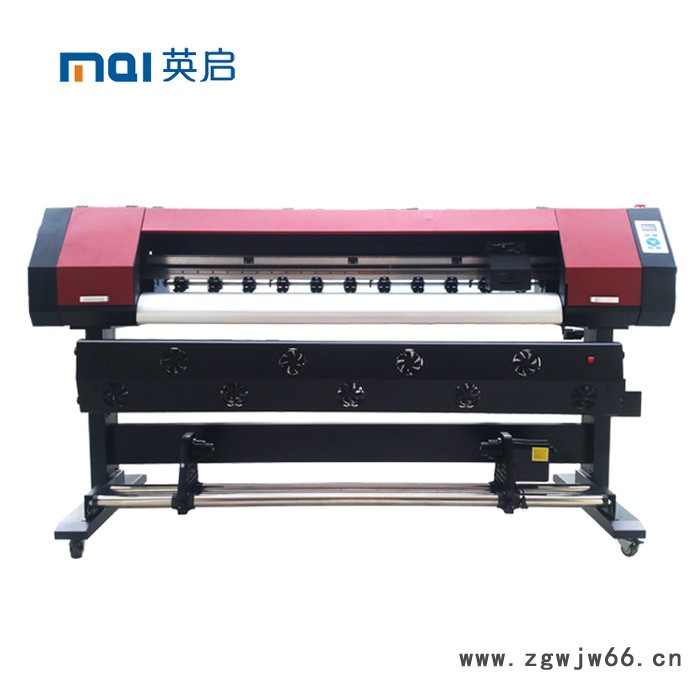 英启 数码相片打印机压电户内外写真机喷绘机爱普生十代喷头大机架升降墨栈 数码打印机图3