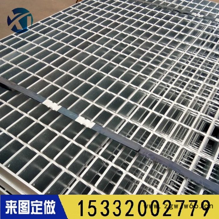 镀锌钢格板下水道水沟盖板井盖电厂楼梯平台踏步板不锈钢钢格栅板图7