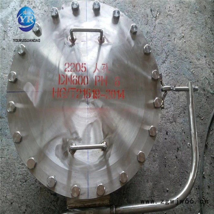 友瑞管道高压人孔井盖人孔圆形焊制人孔碳钢人孔盖 常压人孔 吊盖人孔 法兰人孔 人孔现货 型号齐全图4