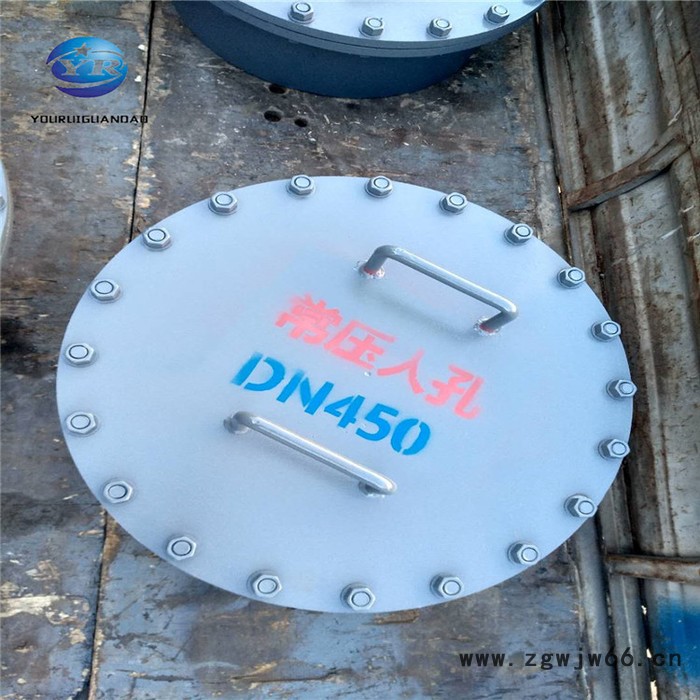 友瑞管道高压人孔井盖人孔圆形焊制人孔碳钢人孔盖 常压人孔 吊盖人孔 法兰人孔 人孔现货 型号齐全图7