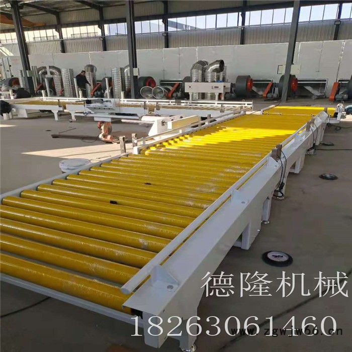 德隆机械dl-1165动力包胶滚筒旋转台无动力滚筒线家具流水线包胶不锈钢滚筒设备自动化组装生产流水线图5