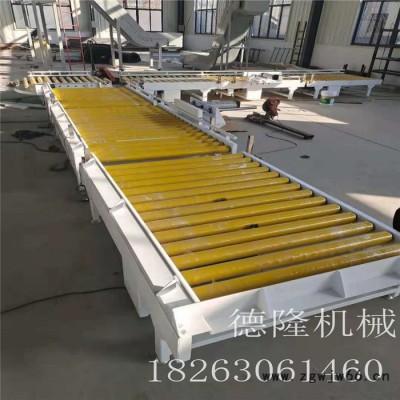 德隆机械dl-1165动力包胶滚筒旋转台无动力滚筒线家具流水线包胶不锈钢滚筒设备自动化组装生产流水线