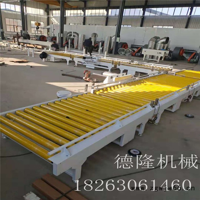 德隆机械dl-1165动力包胶滚筒旋转台无动力滚筒线家具流水线包胶不锈钢滚筒设备自动化组装生产流水线图4