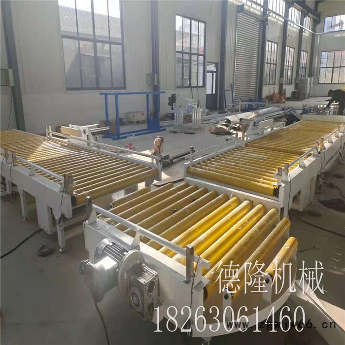 德隆机械dl-1165动力包胶滚筒旋转台无动力滚筒线家具流水线包胶不锈钢滚筒设备自动化组装生产流水线图2