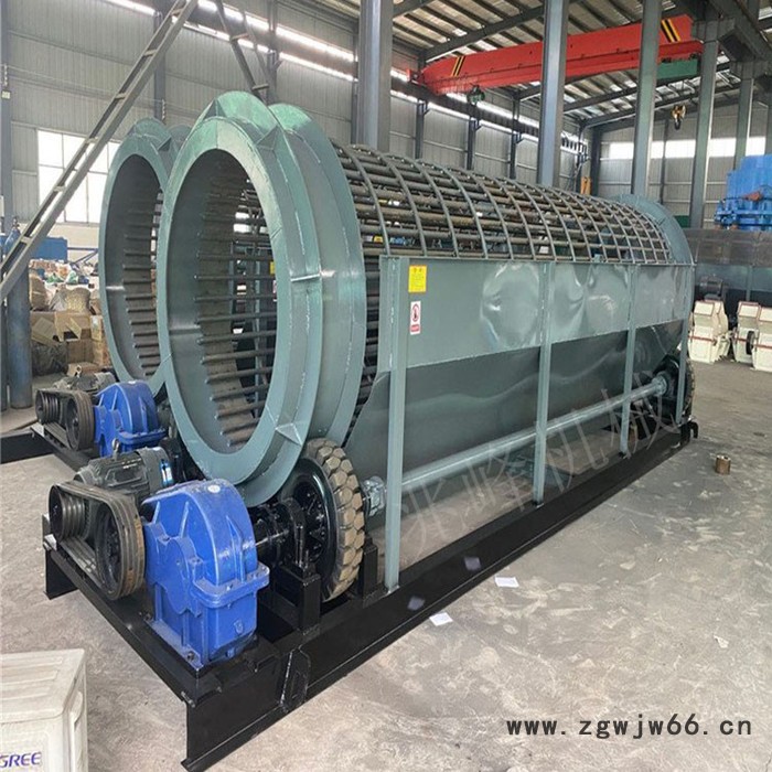 兆峰GTS800 滚筒筛/无轴滚筒筛/进料方式简单多样/筛孔不易堵塞运行平稳噪声较低图3