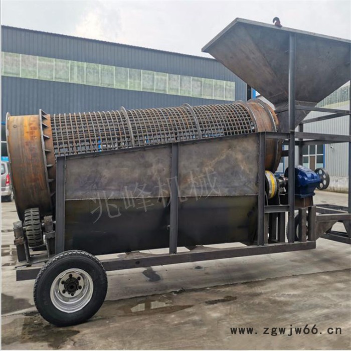 兆峰GTS800 滚筒筛/无轴滚筒筛/进料方式简单多样/筛孔不易堵塞运行平稳噪声较低图7