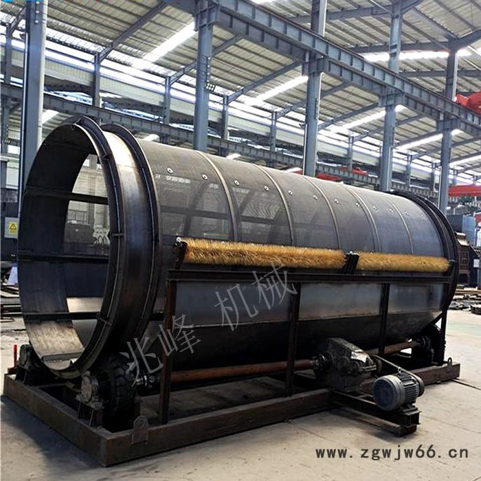 兆峰GTS800 滚筒筛/无轴滚筒筛/进料方式简单多样/筛孔不易堵塞运行平稳噪声较低图8