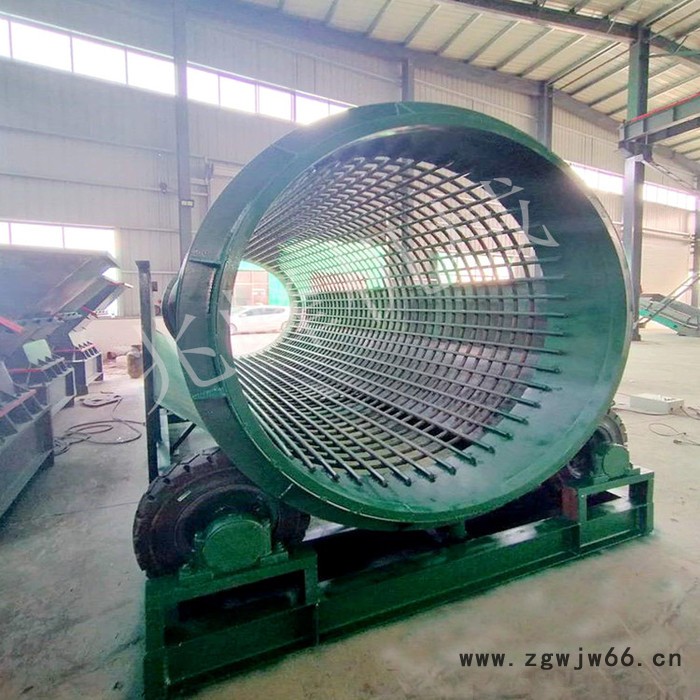 兆峰GTS800 滚筒筛/无轴滚筒筛/进料方式简单多样/筛孔不易堵塞运行平稳噪声较低图4