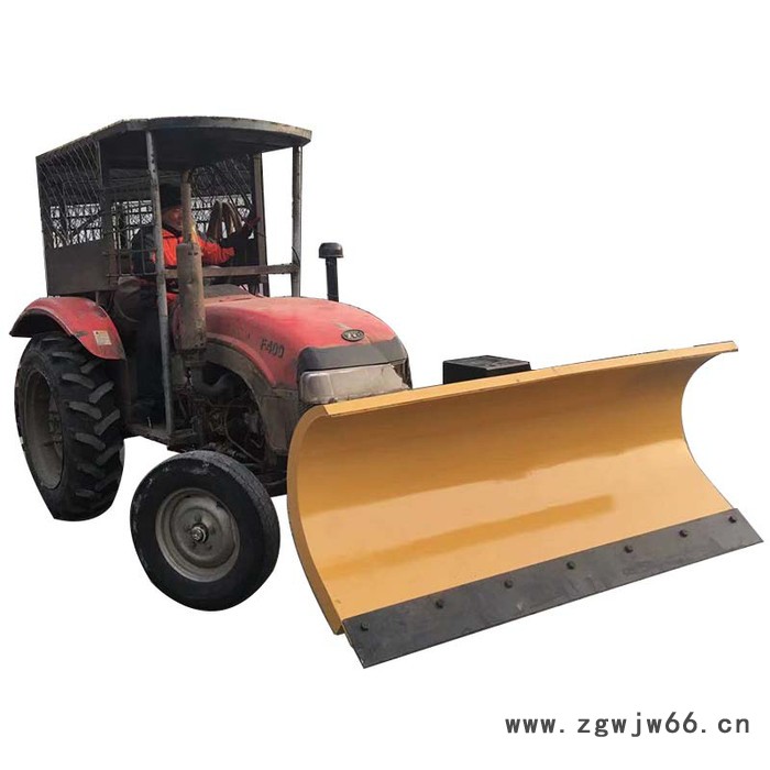 豪沃304铲雪车 拖拉机前端加装推雪铲 定做3米宽铲雪板厂家 遇到阴井盖翻转式图3