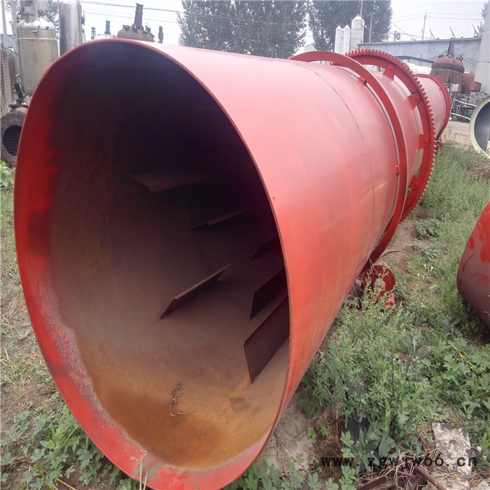 二手黄沙滚筒烘干机 二手化工回转窑厂家 二手牛粪滚筒烘干机图6