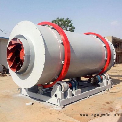 自动温控滚筒烘干机 三筒滚筒沙子干燥机5吨 回转滚筒式烘干机