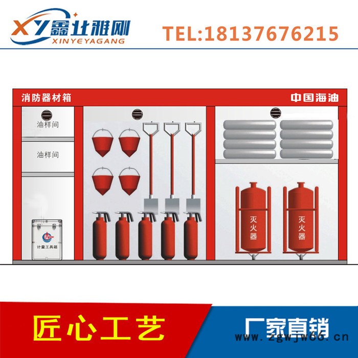 中国海油加油站消防三件套沙箱工具器材箱 卸油口操作井盖 业钢标准件图4