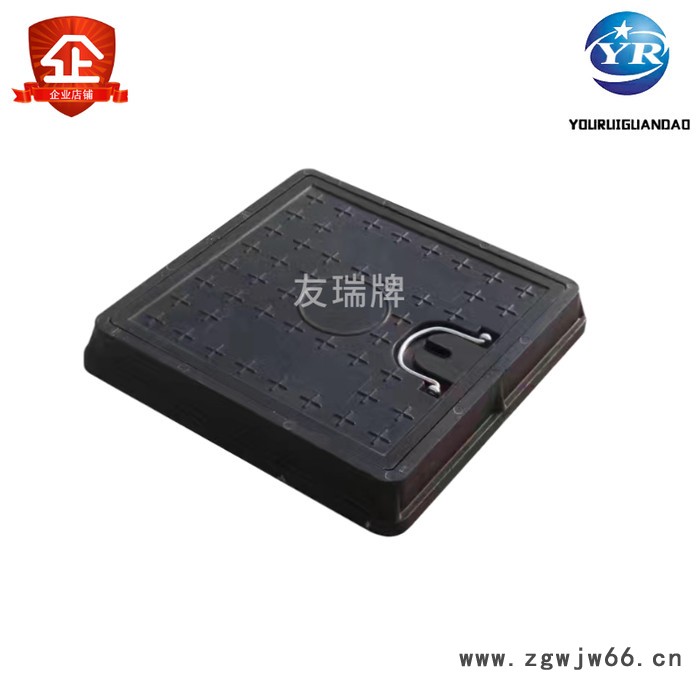 友瑞供应玻璃钢井盖 雨水排污树脂给排水检查井盖雨水篦子 市政小区井盖图3