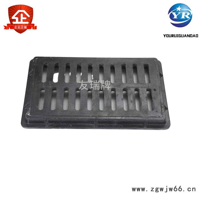 友瑞供应玻璃钢井盖 雨水排污树脂给排水检查井盖雨水篦子 市政小区井盖图8