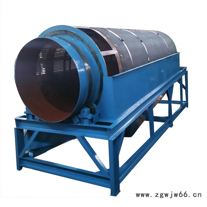 供应建筑用沙滚筒筛沙机 道路建筑沙石分离机 无轴式大型滚筒筛现货图4