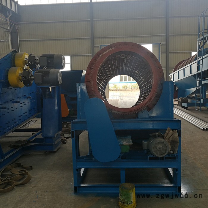 江西砂石滚筒筛 沙金提取设备 河沙脱水滚筒筛 建筑工地用筛分机图4