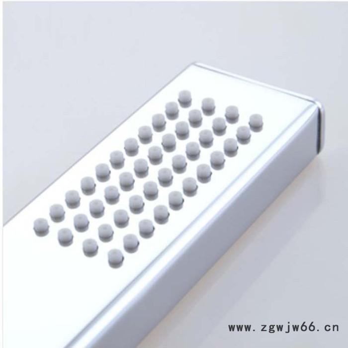 广东恒美全铜方形淋浴小花洒 手持花洒 莲蓬头 热水器洗浴喷头 软管 花洒座 HM-ZS0023图5