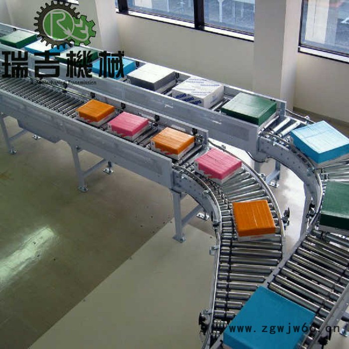 转弯滚筒输送机, 转弯滚筒线,瑞吉机械源头生产厂家图2
