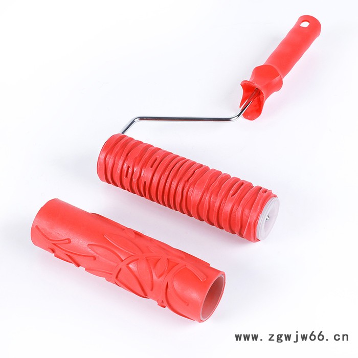 橡胶滚筒刷 艺术涂料滚筒刷 油漆乳胶漆羊毛刷刷子 拉毛滚筒刷图3