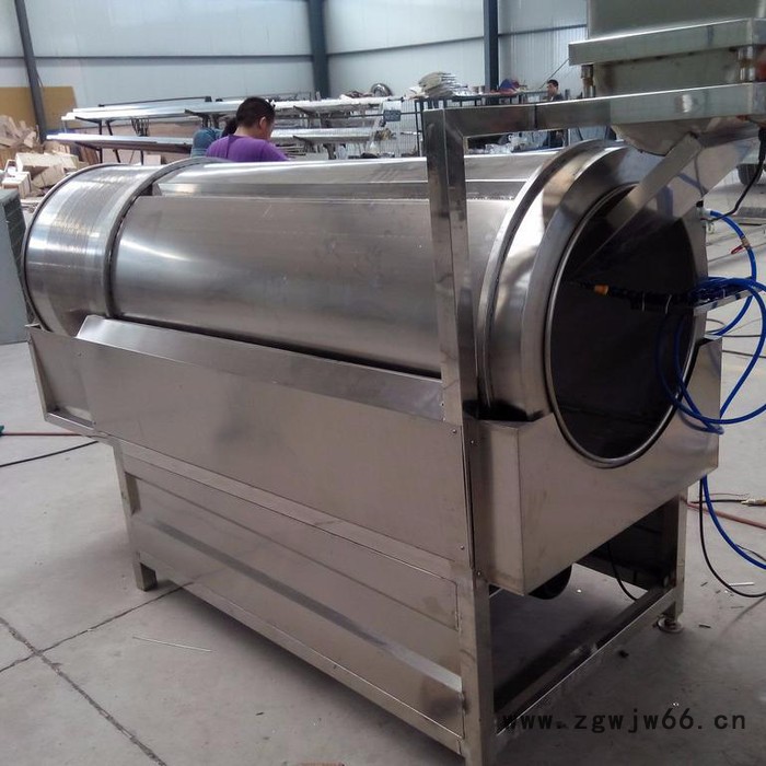 滚筒式食品调味机 直销 不锈钢滚筒调味设备图2