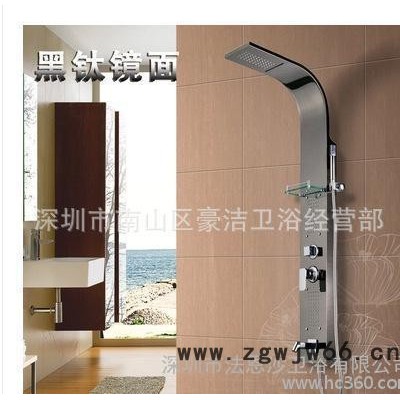 不锈钢淋浴屏柱花洒套装淋浴器喷头冷热恒温水龙头 五金卫浴