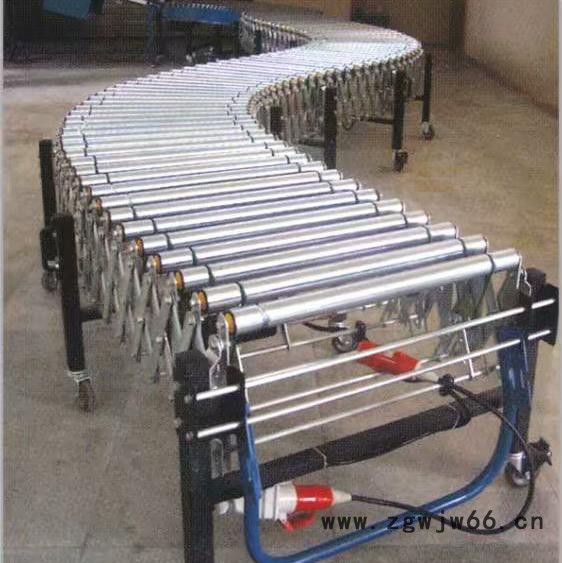 厦门“连晟”伸缩无动力滚筒输送线 动力滚筒线 输送线 生产厂家连晟机械品质保障图3