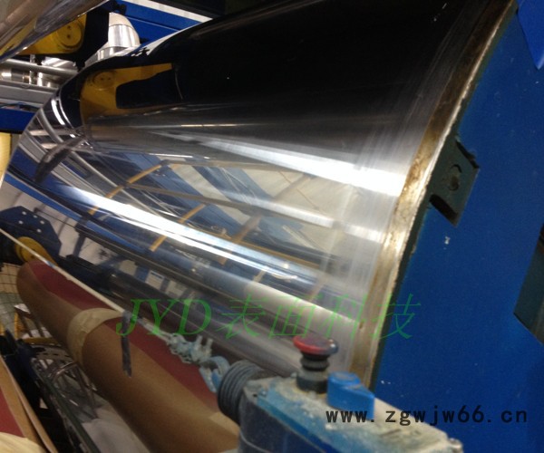 供应铬面镜面滚筒表面磨、压伤损现场不拆机紧急修复 铬面滚筒表面划伤、压伤