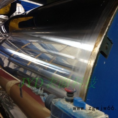 供应铬面镜面滚筒表面磨、压伤损现场不拆机紧急修复 铬面滚筒表面划伤、压伤