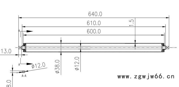 38无动力滚筒(碳钢镀锌)