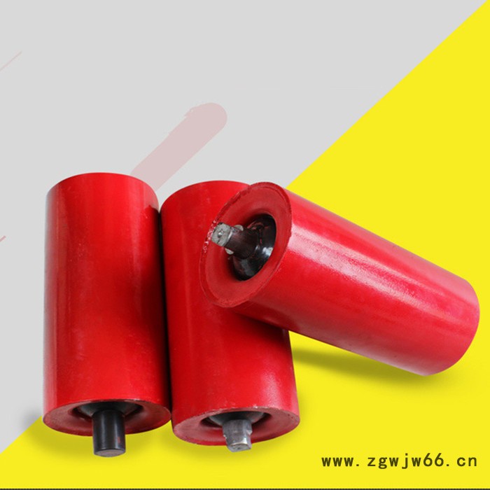 缓冲托辊槽型托辊滚筒滚轮传动无动力筒陶瓷缓冲托棍皮带输送机配件无动力滚筒图3
