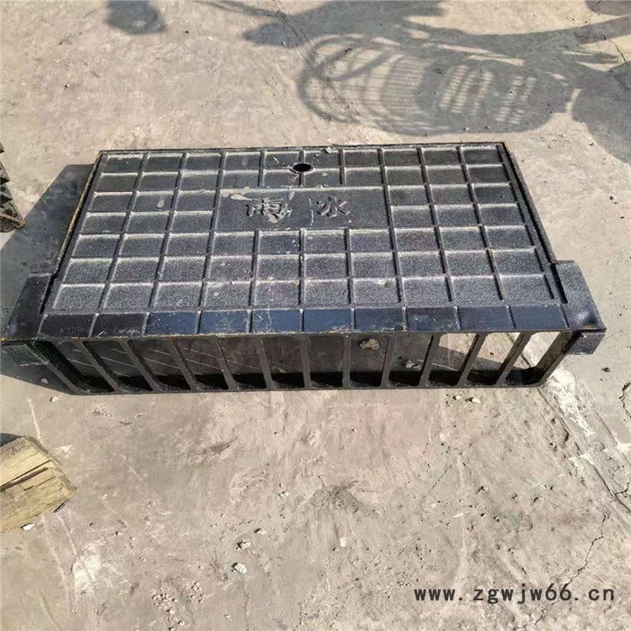 厂家批发 球墨雨水篦子 套篦子 球墨雨水排污井盖 方型井盖 铸铁篦子可定制图2