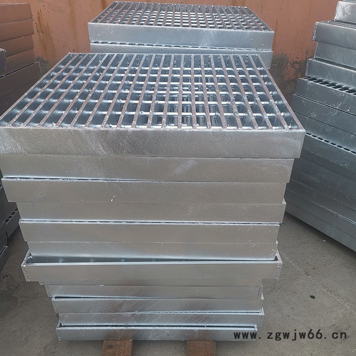 重型过车钢格板  轻型走人格栅板  花纹板井盖镀锌沟盖板图5
