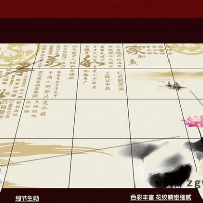 艺术陶瓷装饰画UV彩印机设备 玻璃背景墙 双喷头数码打印机