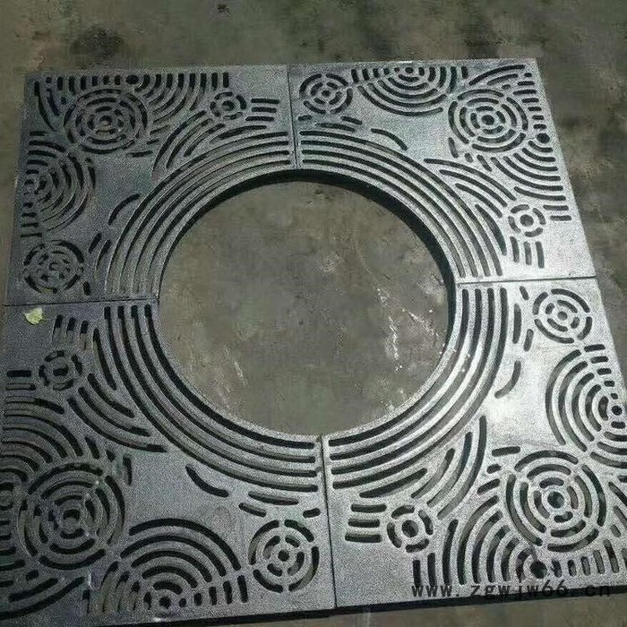 骏坤球墨铸铁树篦子  铸铁污水井盖  耐腐蚀  花纹多样  来图定制图5