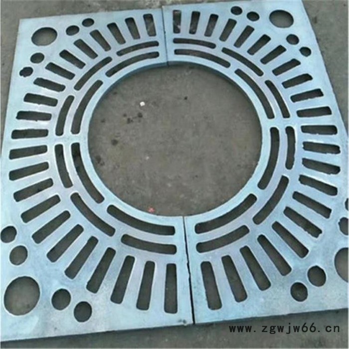 骏坤球墨铸铁树篦子  铸铁污水井盖  耐腐蚀  花纹多样  来图定制图4
