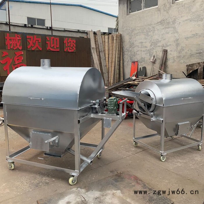 宏博 大型滚筒1000斤多功能滚筒燃煤加热炒货机 瓜子翻炒机图3