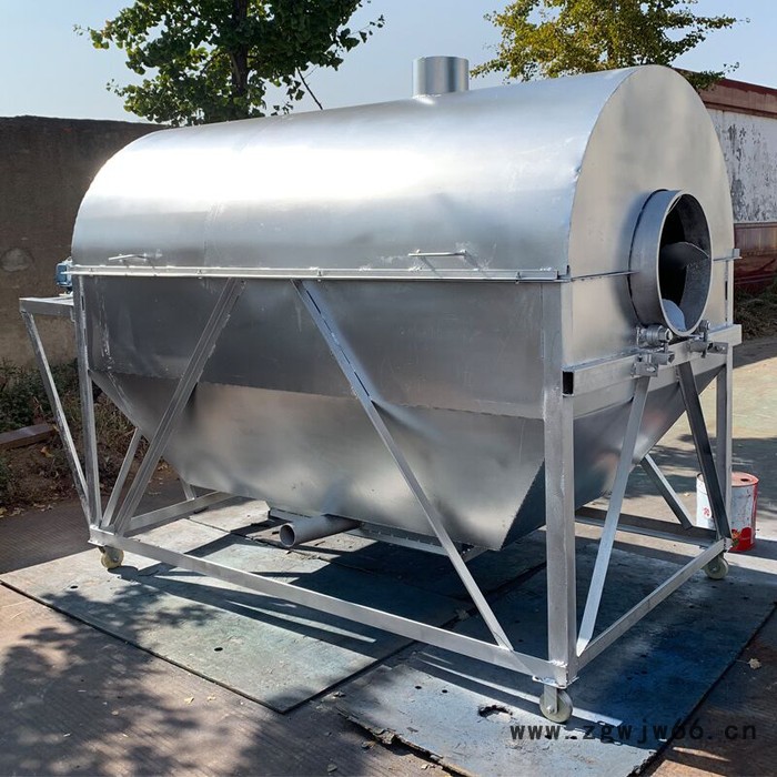 宏博 大型滚筒1000斤多功能滚筒燃煤加热炒货机 瓜子翻炒机图4