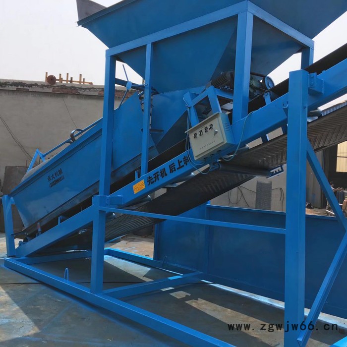 卓大ZD-50大型筛沙机厂家  大型滚筒式筛沙机 水洗滚筒式筛沙机重型移动振动滚筒筛砂机图5