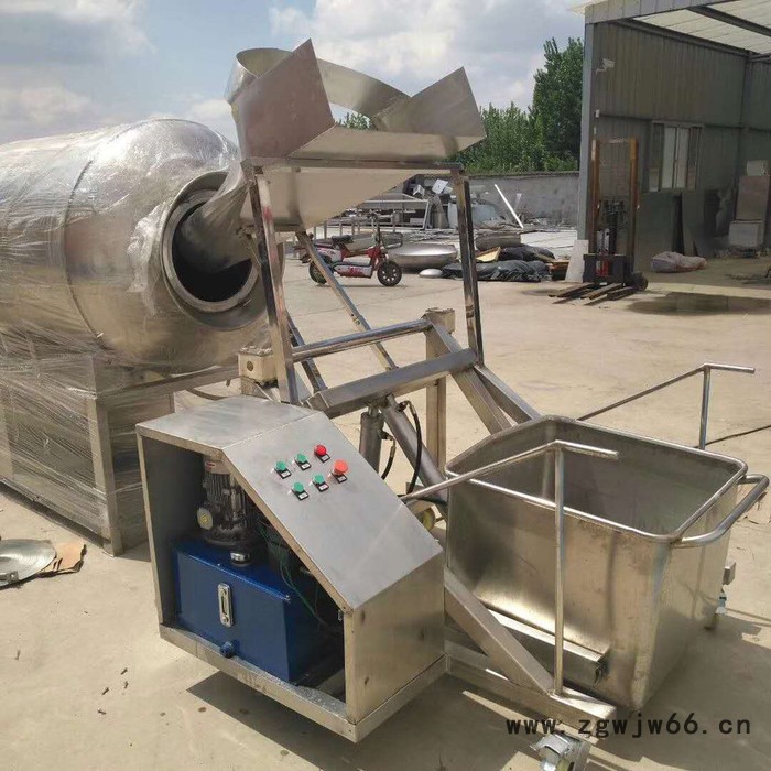 BL-800L滚筒拌料机 食品混合搅拌机 辣条榨菜拌料机 不锈钢滚筒式图3