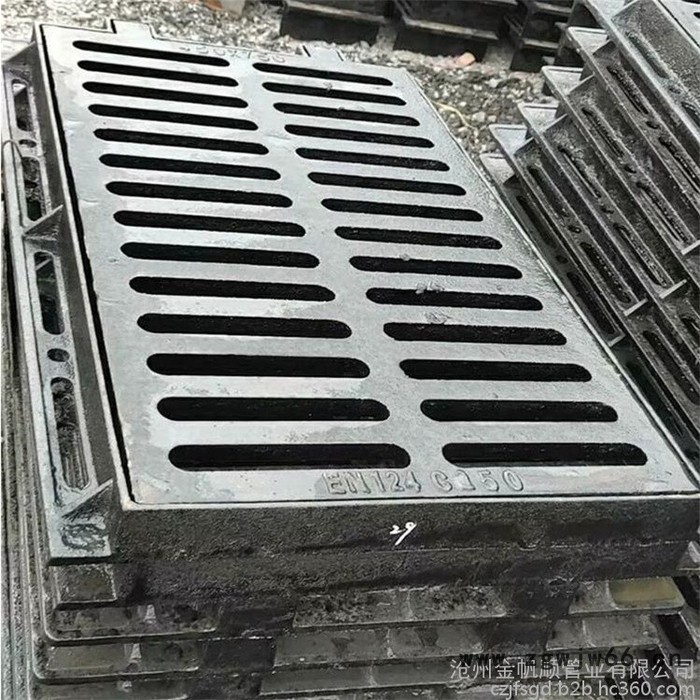 金帆顺 方形 铸铁圆形井盖  市政雨水篦子 路政雨水篦子 大量现货图2