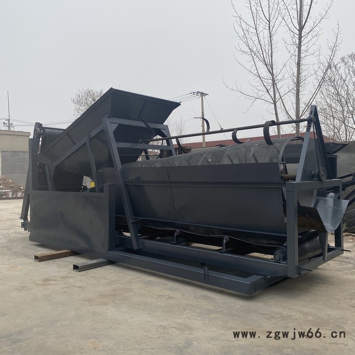 沙场筛沙机 滚筒筛沙机生产厂家 无轴滚筒筛沙机 山东无轴滚筒筛图5