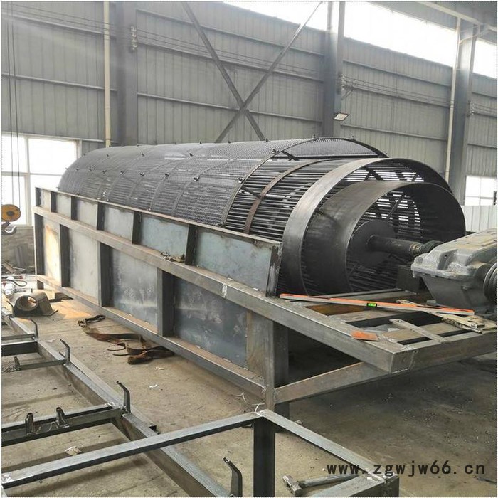 沙场筛沙机 滚筒筛沙机生产厂家 无轴滚筒筛沙机 山东无轴滚筒筛图2