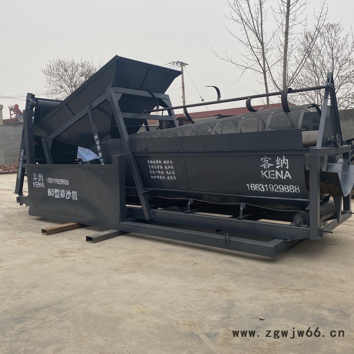 沙场筛沙机 滚筒筛沙机生产厂家 无轴滚筒筛沙机 山东无轴滚筒筛图6