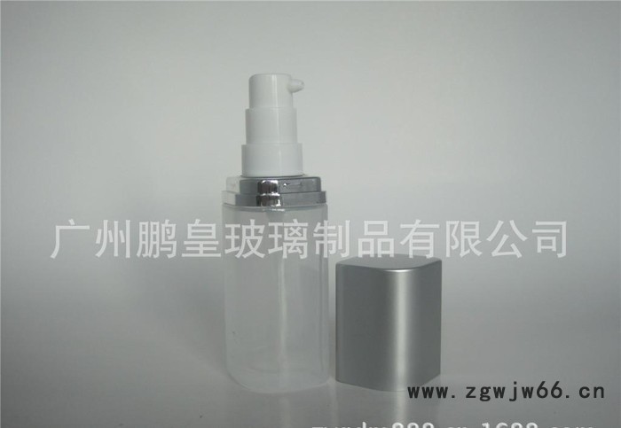 玻璃套装瓶 方形套装乳液瓶 喷头玻璃瓶图2